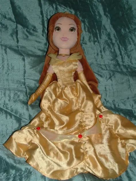 Disney Store Princess Belle Beauty The Beast Plush Doll Soft Toy