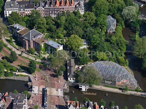 Aerial View The Building The Groene Plantage Het Gebouw Hugo De