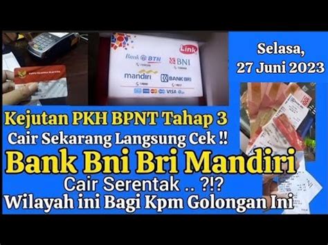 CEK KEJUTAN HARI INI 27 JUNI 2023 GILIRAN DAERAH INI BANK INI ADA