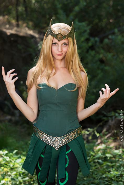 Enchantress from Marvel Comics Cosplay Enchantress Cosplay, Enchantress Marvel, Bright Makeup ...