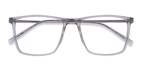 Cooper Carré Clear Gray Monture Lunettes De Vue Pour Hommes Eyebuydirect Canada