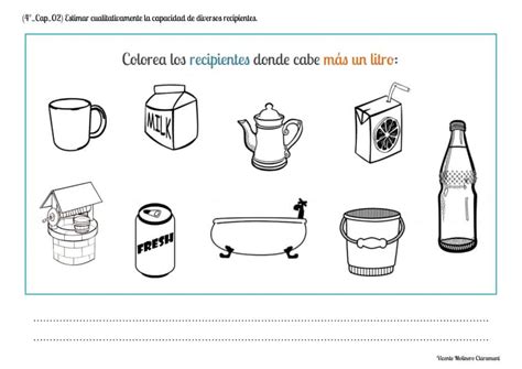 MEDIDAS DE CAPACIDAD Cuarto Educación Primaria 9 años