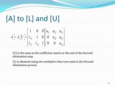 Lu decomposition