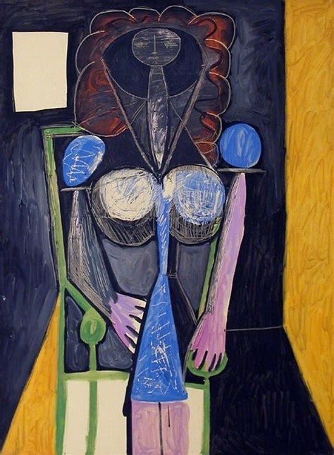 1946 Femme Dans Un Fauteuil Pablo Picasso 1881 1973 Period Of