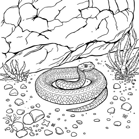 7 Best Rattlesnake Coloring Pages (Free Printable PDFs)