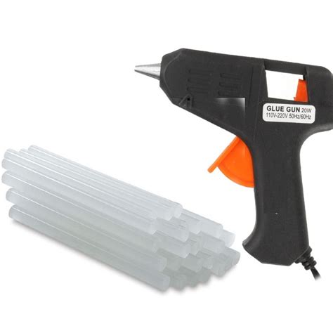 Hot Melt Mini Glue Gun With With Glue Sticks Shopee Malaysia