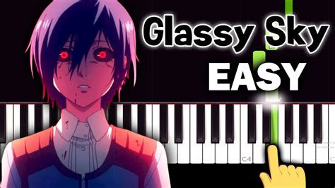 Tokyo Ghoul Ost Glassy Sky Easy Piano Tutorial Acordes Chordify