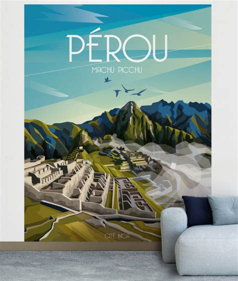 Modern Wallpaper And Wall Mural Machu Picchu Peru La Loutre Size