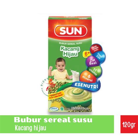 Jual SUN Bubur Susu Sereal Kotak Dan Sachet 120 Gram 7 Varian Shopee