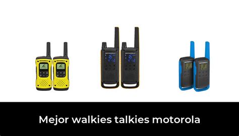 45 Mejor Walkies Talkies Motorola En 2023 Según Los Expertos