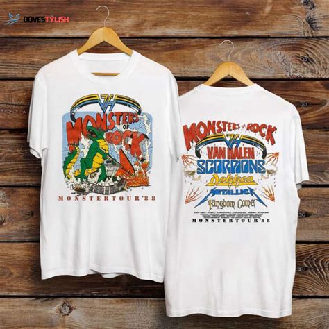 Screen Stars 1988 Monsters Of Rock Tour T Shirt Monster Tour 88 Shirt