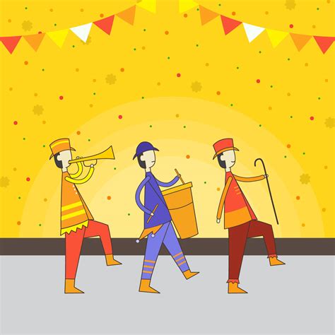 Parade Festival Vector Illustration 211717 Vector Art At Vecteezy