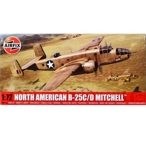 Level 3 Model Kit North American B-25c/d Mitchell Bomber Aircraft With 2 Scheme Options 1/72 ...