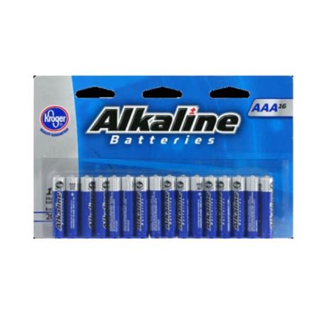 Kroger Alkaline Aaa Batteries Pk King Soopers