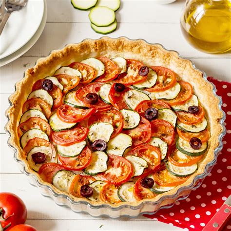 Tarte aux tomates et courgettes Régilait