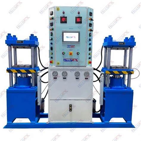 X Double Station Upstroke Rubber Compression Moulding Machine