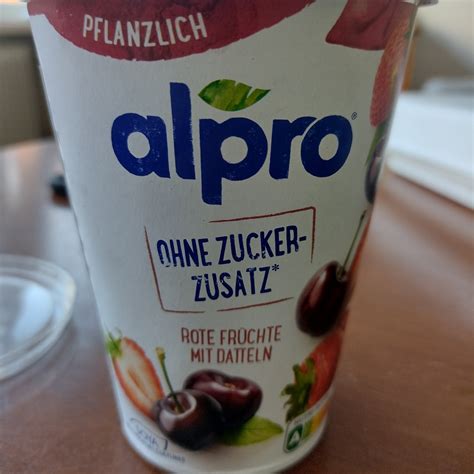 Alpro Rote früchte mit Datteln Ohne zucker Reviews abillion