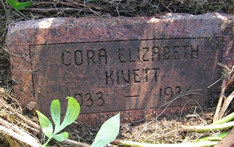 Cora Elizabeth Kivett Find A Grave Memorial