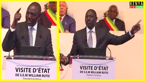 PRESIDENT OF AFRICA Listen How Fearless Ruto Lectured African Leaders