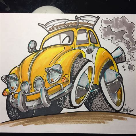 Pin By J On Vw K Fer Cool Car Drawings Cartoon Car Drawing