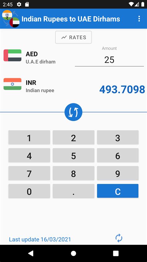 Indian Rupee Uae Dirham Inr To Aed Converter Para Android Descargar