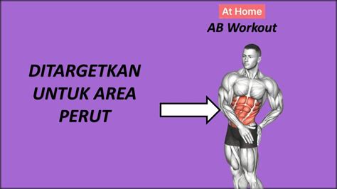 Abs Workout At Home Latihan Perut Sixpack Di Rumah YouTube