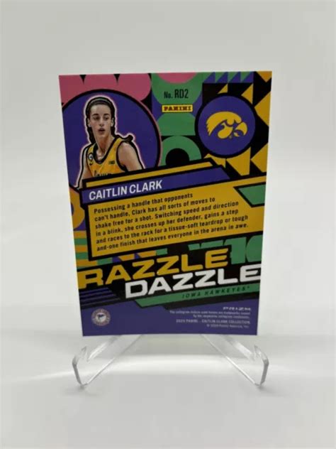 2024 PANINI HAWKEYES Caitlin Clark Collezione Razzle Dazzle Mosaic