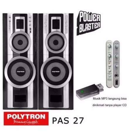 Jual Speaker Active Polytron Pas Usb Kusus Jabodetabek Garansi Resmi