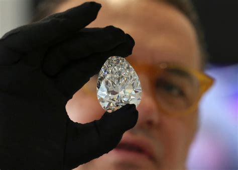 Giant white diamond 'The Rock' makes debut in Dubai