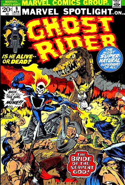 Marvel Spotlight 9 Ghost Rider Mike Ploog Cover Pencil Ink