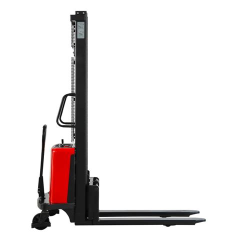 Semi Electric Stacker Material Lift 118 Lifting Height With Adjustable