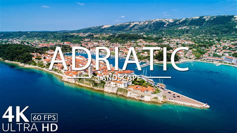 Flying Over Adriatic K Video Uhd Soothing Piano Music With