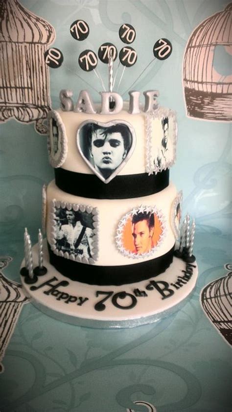 Elvis Decorated Cake By Cakes Galore At 24 Cakesdecor