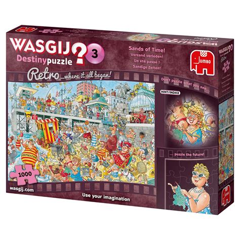 Wasgij Retro Destiny 3 Sand Of Time 1000 Pieces Jumbo Serious Puzzles