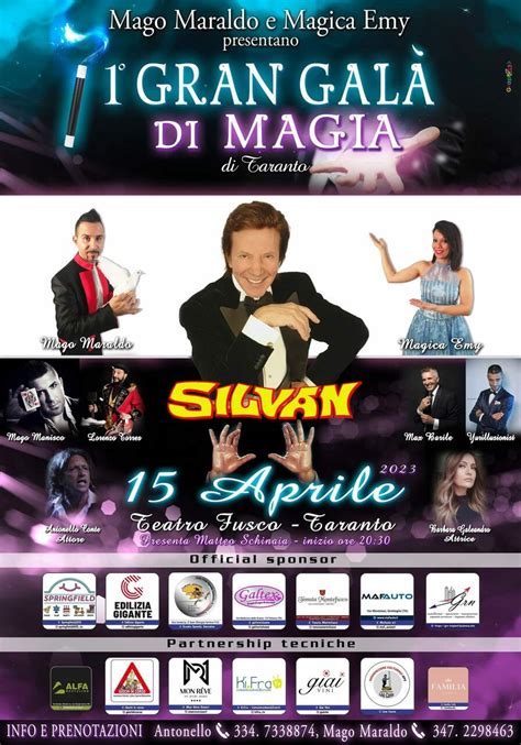 Il 15 aprile il 1 Gran Galà di Magia a Taranto super ospite il mago