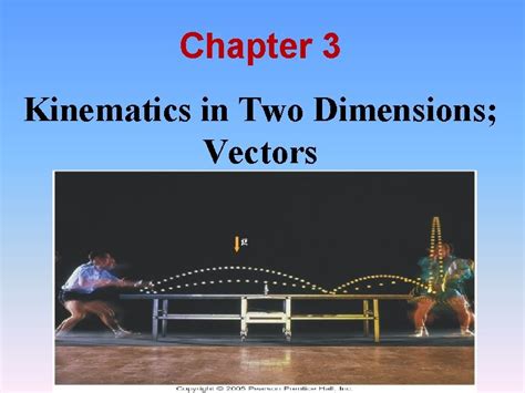 Chapter 3 Kinematics In Two Dimensions Vectors Learning