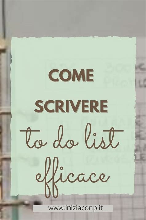 To Do List Efficace Come Crearne Una In Pochi Step