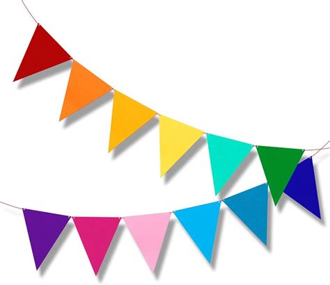 Rainbow Bunting Clip Art at Clker.com - vector clip art online - Clip ...