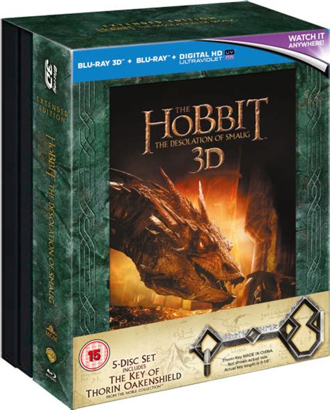 The Hobbit Desolation Of Smaug Extended Edition 3d Key Of Erebor