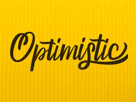 Optimistic by Natalie Brown on Dribbble