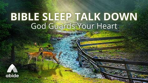 Bible Sleep Talk Down To Abide In Abundant Love Joy God Guards Your