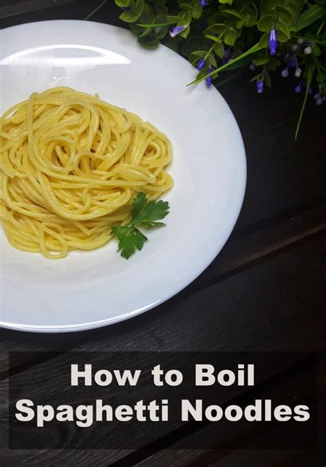 How To Boil Spaghetti Noodles How To