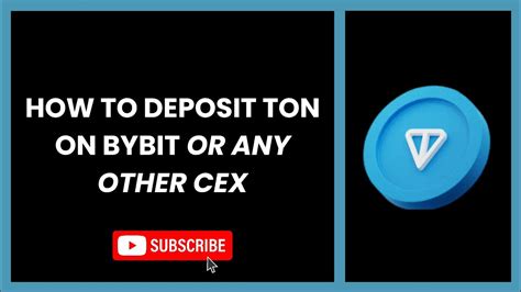 How To Deposit TON On Bybit Send Ton From Ton Keeper Or Ton Related