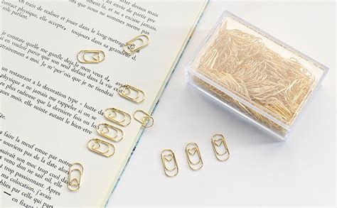 Amazon Pcs Small Gold Paper Clips Love Heart Shaped