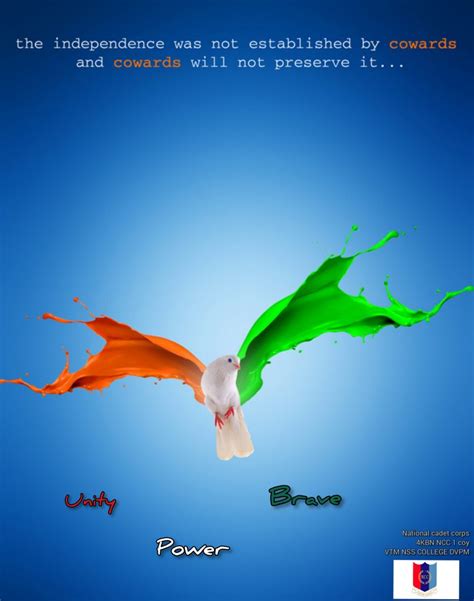 Preamble Poster making – India NCC