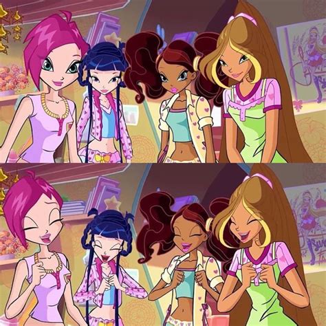 Tecna Musa Aisha Layla And Flora Winx Club Winx Club Cartoon Club