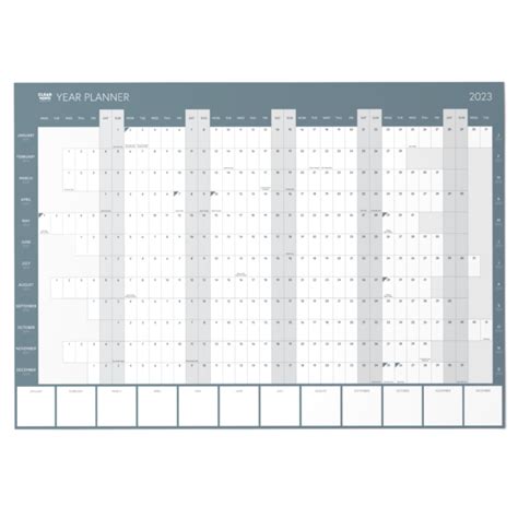 2023 2024 Financial Year Wall Planner A1 Folded Clear Mind Concepts