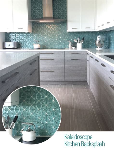 Blue Green Glass Backsplash Tile Glass Designs