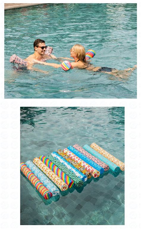 Custom Color Swimming Pool Noodles Stick Colorful Float Aid Solid Foam