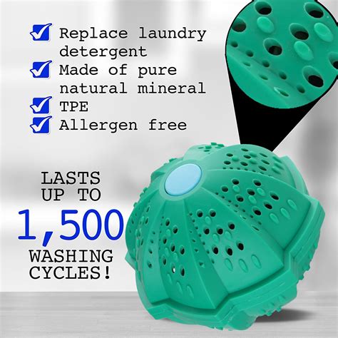 Super Washing machine Eco Friendly Laundry Ball 1500 cycle’s reusable ...